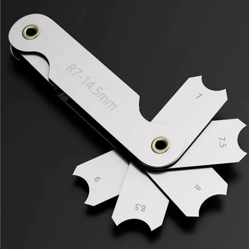 Probon Radiusmessgerät in Silber zur präzisen Bogenradius-Messung von R0.3 bis R100 mm - Bild 3