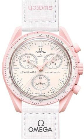 Swatch x Omega MoonSwatch Mission To Venus Armbanduhr, Bioceramic, Weiß, Unisex - Bild 1