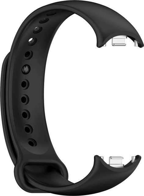 Xiaomi Uhrenarmband Silikon, Schwarz, Mi Band 11 10 9 8 - Bild 1