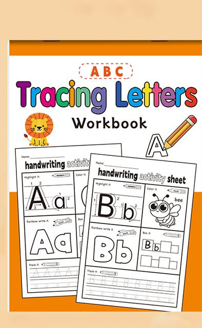 Art Farmer ABC-Tracing Arbeitsbuch für Kinder zum Erlernen des englischen Alphabets, Mehrfarbig - Bild 1