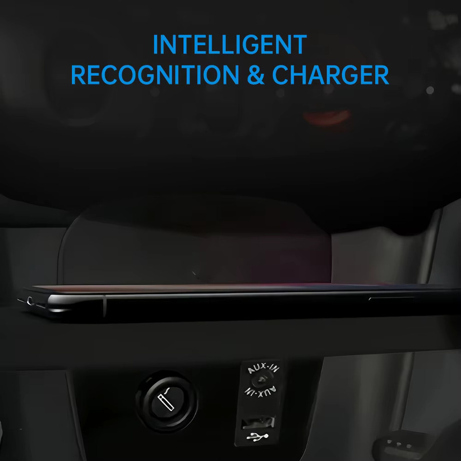 MOCENDO Schnellladegerät für BMW Mini One Cooper S Hatch F55 F56 2014-2023, Auto-Zubehör für Xiaomi und iPhone, Schwarz - Bild 2