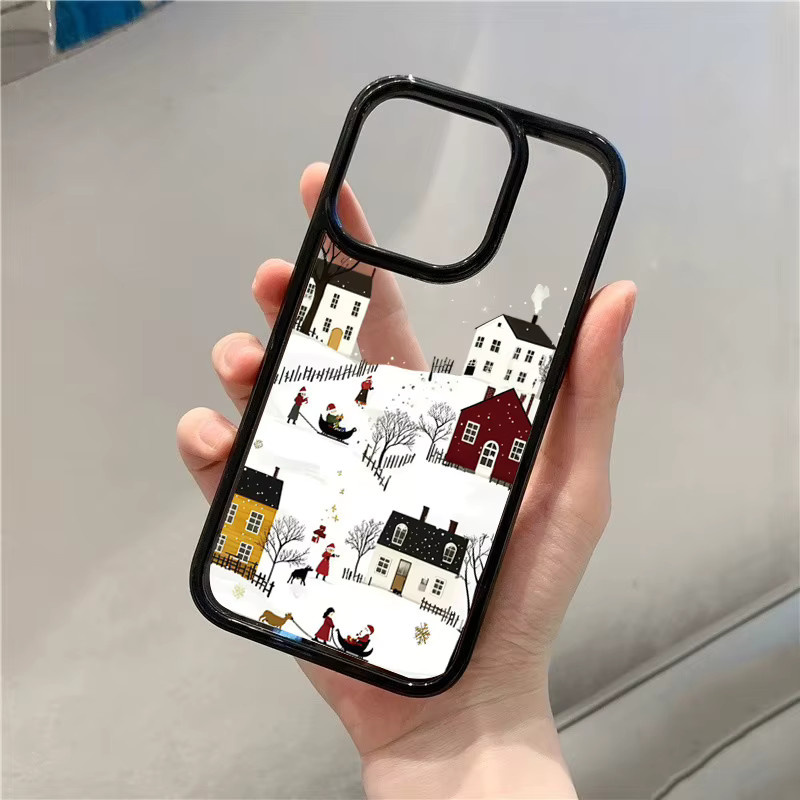Xiaomi Handyhülle mit Winter-Schneemotiv für Redmi 14C 13C 12C 4G sowie Redmi Note 14 13 12 11 9 Pro Plus 5G, Anti-Drop Schutzhülle, Multicolour - Bild 2