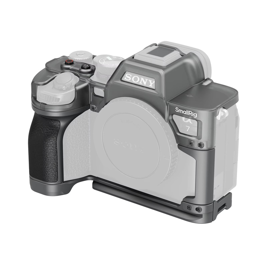 SmallRig Hybrid-Modulargehäuse für Sony Alpha7 IV in Grau mit ergonomischem Griff und integrierter Arca-Swiss Platte - Bild 1