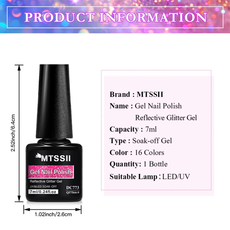 Mtssii Nagellack Gel, Glänzend, Unisex - Bild 5
