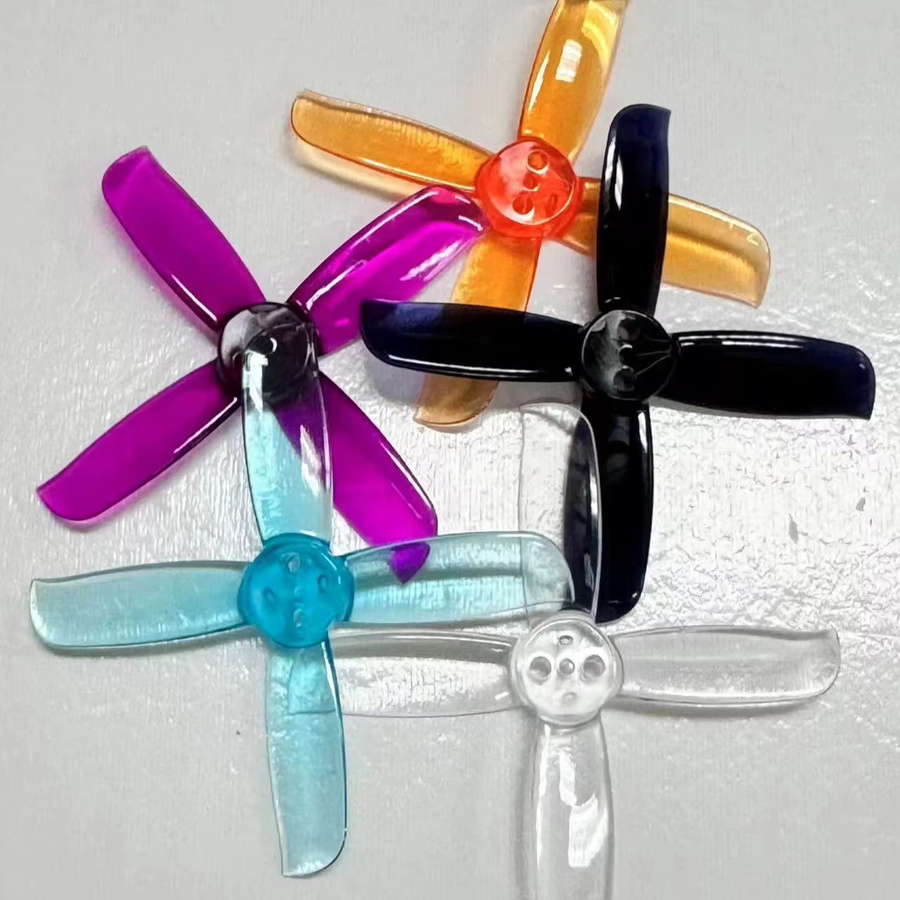 GEMFAN 2036 4-Blatt-Propeller CW CCW, 8-teiliges Set, Orange - Bild 1