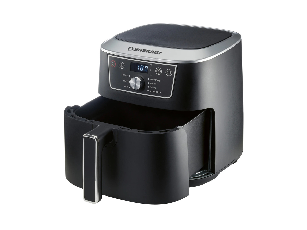 SILVERCREST Heißluftfritteuse SHFD 2150 B2 in Schwarz mit 6,7 l Fassungsvermögen - Bild 3