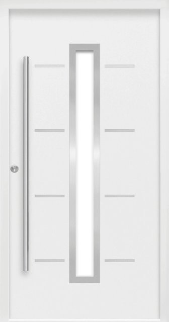 Haustür Thermospace Milano Prime in Weiß mit Glaseinsatz, Anschlag Links, B: 110 cm, H: 210 cm - Bild 1