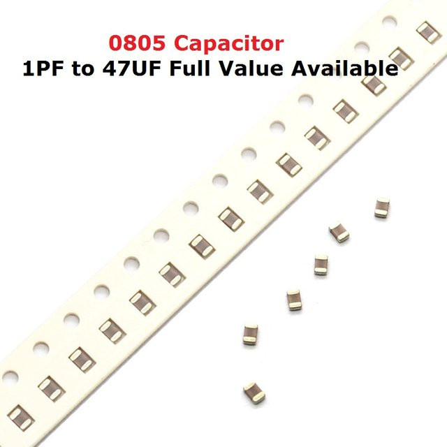 YUFO-IC SMD-Kondensatorsatz 200 Stück, 50 V, braun - Bild 1