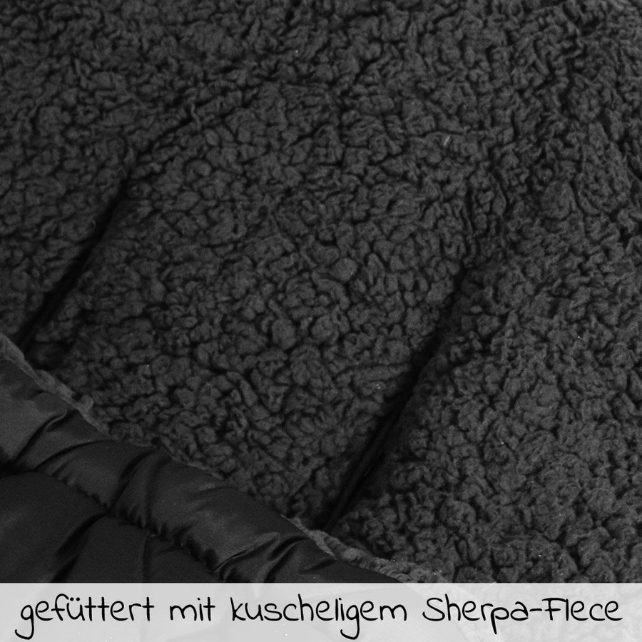 Kaiser Thermo-Sherpa-Fleece Fußsack XL Too in Anthracite - Bild 4