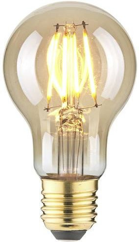 LightMe LM85056 LED Filament Lampe E27 Vintage Bernstein, 4.5W, Warmweiß, Durchmesser: 60 mm, Höhe: 108 mm - Bild 1
