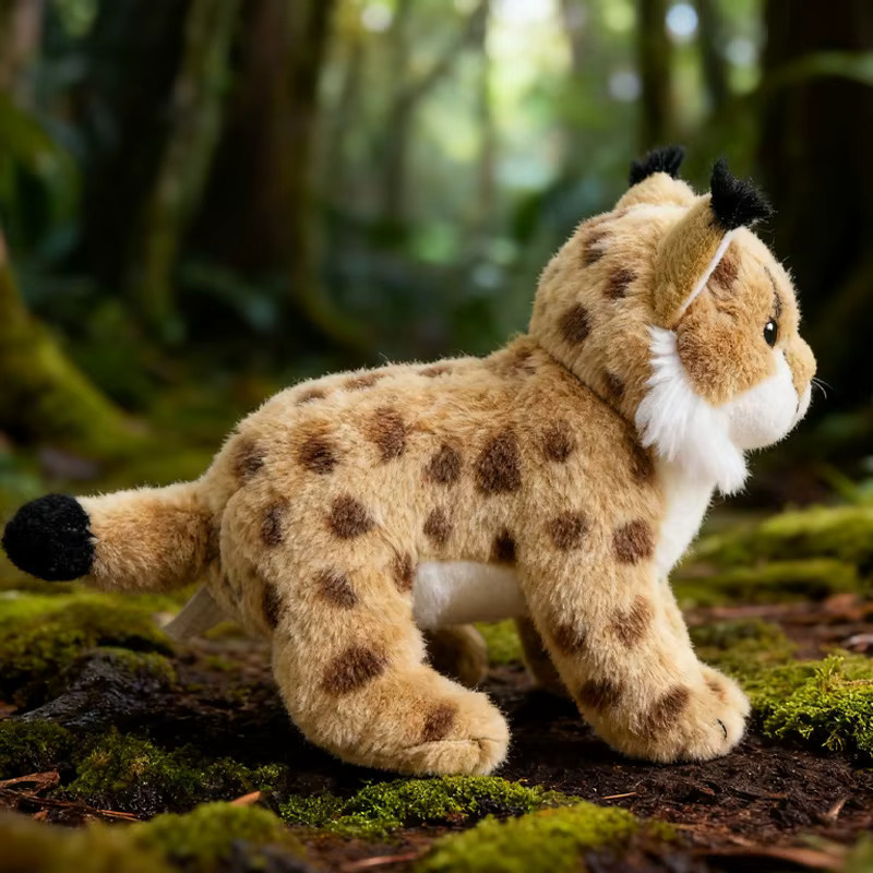 DOYOUDO Gelbe Leoparden-Plüschtiere, Tiere, Plüsch / Textil - Bild 3