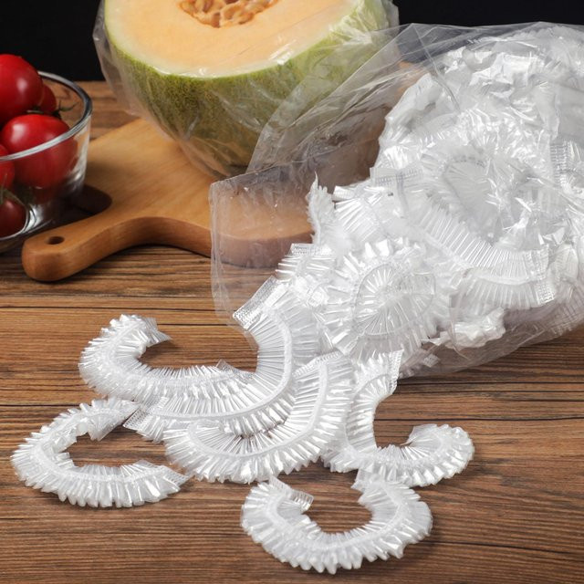 Mita Wiederverwendbare Lebensmittel-Abdeckungen für Schüsseln, elastische Silikon-Deckel zur Frischeversiegelung, transparent, 100 Stück - Bild 1