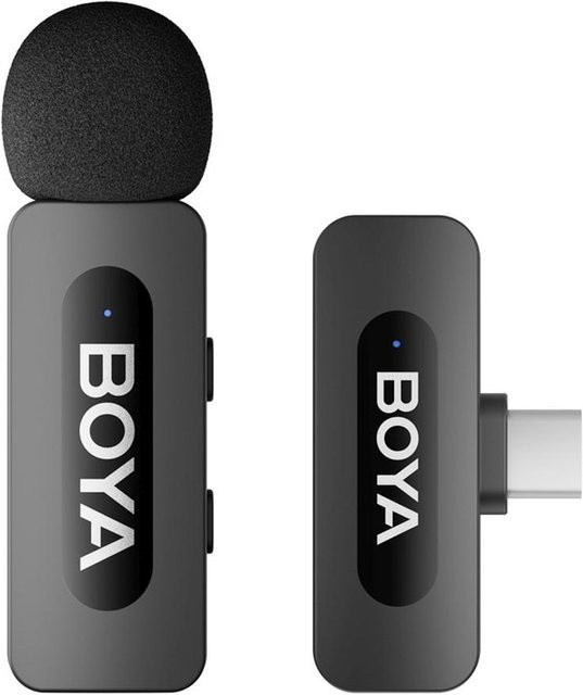 BOYA BY-V10 Kabelloses Lavalier-Mikrofon mit USB-C Anschluss in Schwarz - Bild 3