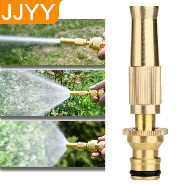 STONEGO Hochdruck-Wasserdüse in Gold für Garten, Rasen und Autowäsche als einstellbarer Sprinkler für dein Bewässerungssystem - Bild 1