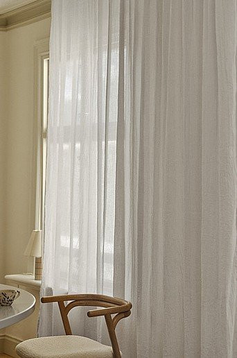 Jotex LAYER Multifunktionsgardine extra breit, transparent grau weiß, Höhe: 275 cm - Bild 1