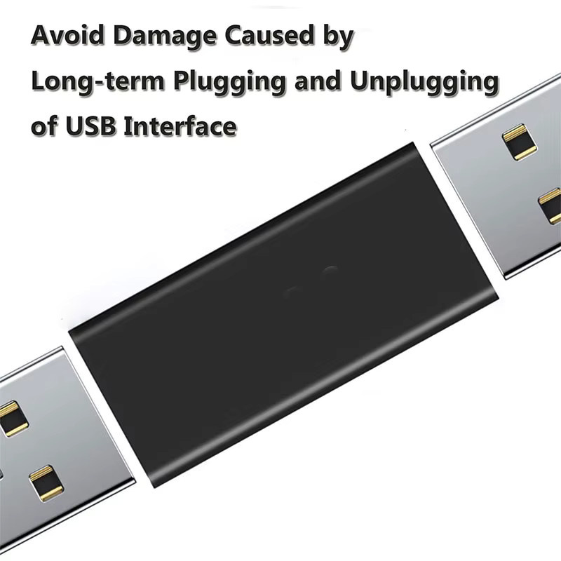 USB 3.0 Typ A Buchse auf Buchse Adapter aus Aluminium in Silber - Bild 2