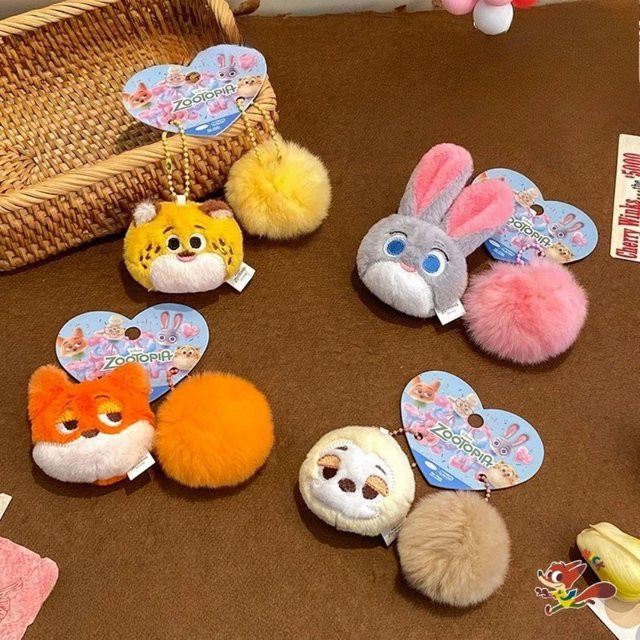 Disney Zootopia Plüschpuppen, Judy Nick Sloth, Plüsch / Textil - Bild 1