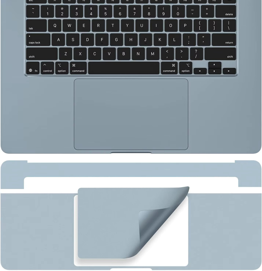 Handballenauflage und Touchpad-Schutz Vinyl-Aufkleber für Apple MacBook Air 13,6 A3449 und 15 A3448 (Modelle 2026, M2, M3, M4, M5) - Bild 4