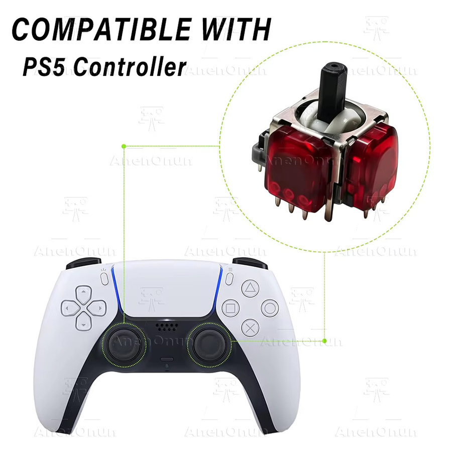 TMR Elektromagnetischer Joystick als Ersatz-Reparaturteil für PS5-Controller, Driftfreies 3D-Analog-Stick-Modul für Leistungs-Upgrade - Bild 2
