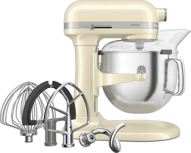 KitchenAid Küchenmaschine 5KSM70SHXEAC in Crème mit Edelstahlgehäuse - Bild 1