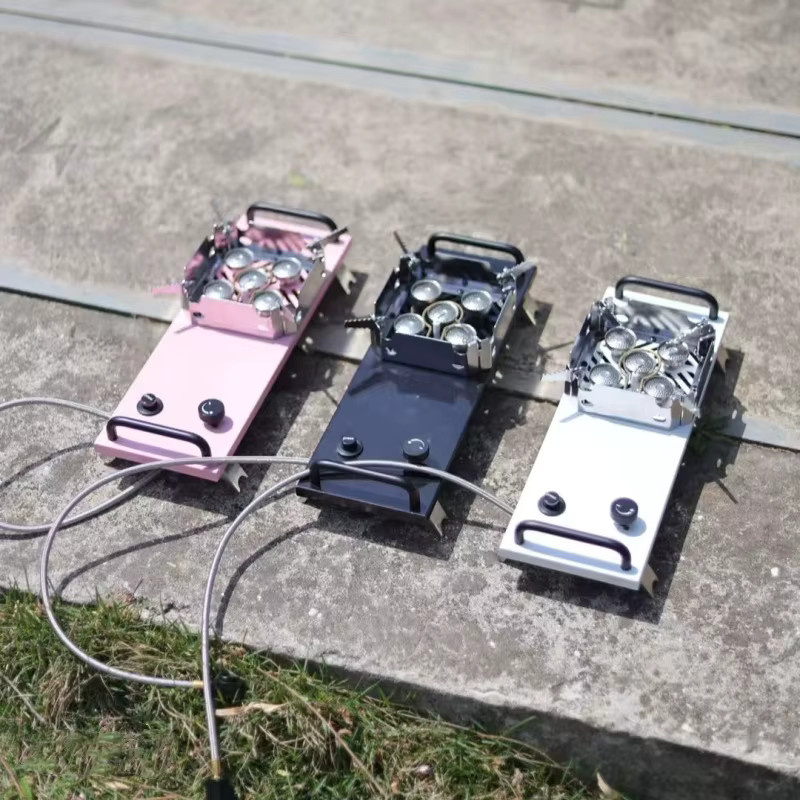 SmiloDon Camping-Gasherd mit flachem Brenner und 10000 W Leistung in Schwarz - Bild 2