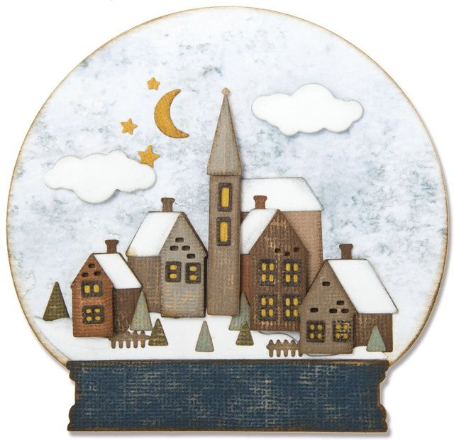 Sizzix Thinlits Stanzschablone Snowglobe by Tim Holtz - Bild 1