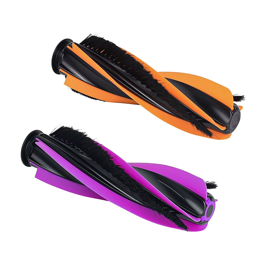 WINDNINJA Hauptbürste für JONR P20 PRO T5 Pro und Midea V12 Pro Saugroboter Bodenreiniger Rollenbürste in Orange - Bild 5