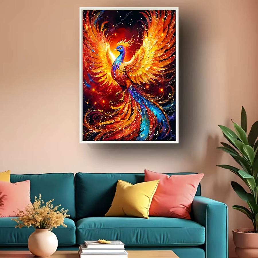 Majestic Phoenix Holzpuzzle, Fantasy, Bunt / Mehrfarbig - Bild 5