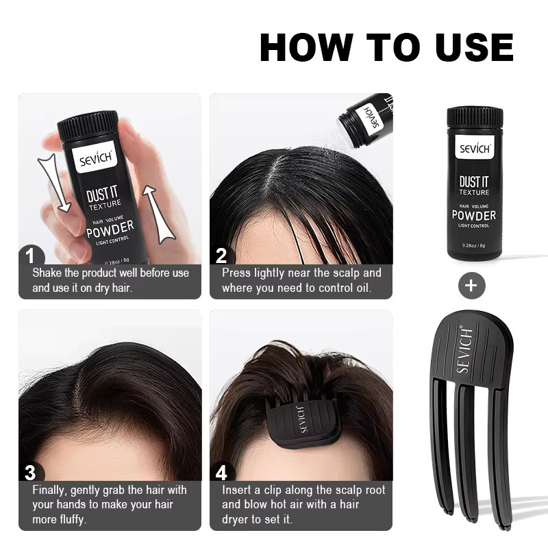 Sevich Haar Styling Puder, Unisex, 5 Stück - Bild 3