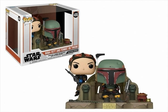 Funko Star Wars Boba Fett and Fennec on Throne, Pop - Bild 1