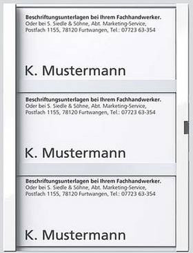 Siedle Montagezubehör für Türsprechanlagen in Weiß - Bild 1
