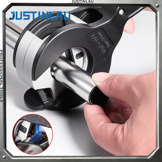 JUSTINLAU Universelle Ratsche Rohr Schneidemaschine für Edelstahl, Kupfer und Aluminium, 8-29mm - Bild 1