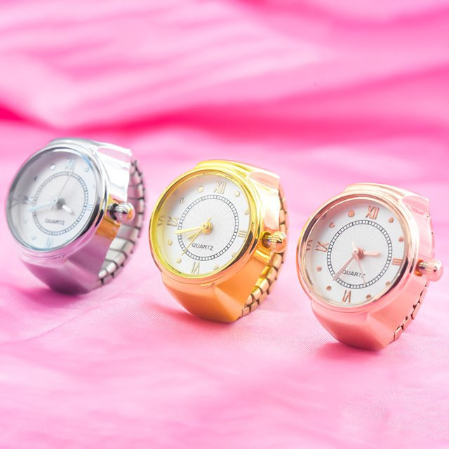 Wecin Ringuhr, Analoguhr, Legierung, Roségold, Herren - Bild 1