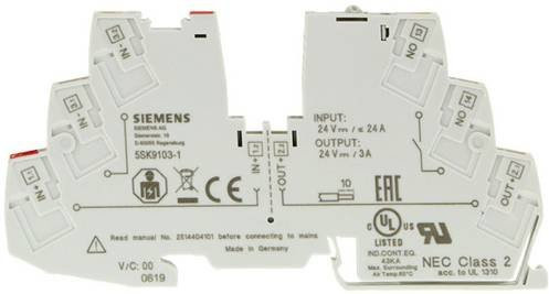 Siemens Schutzschalter 5SK9101-1 30 V/DC 1A in Weiß - Bild 1