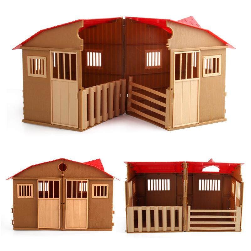 Binchi Keji Travel Bauernhaus Ranchhaus Simulationsszene Modell Spielzeugset, ab 12 Jahre - Bild 2