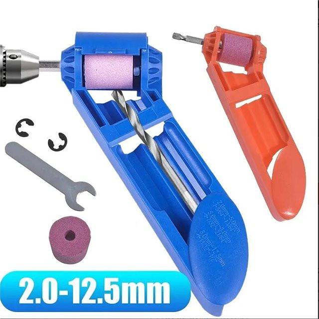 LouCnloin Korund Schleifrad Set in Blau für Bohrer zum Spitzen und Polieren, passend für 2-12,5 mm - Bild 1