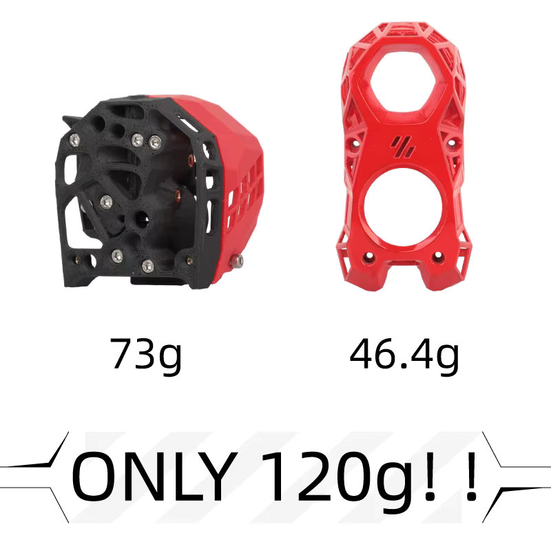 Mellow Voron 2.4 Dreizack CW2 Extruderhalterung aus kohlefaserverstärktem ABS - Bild 2