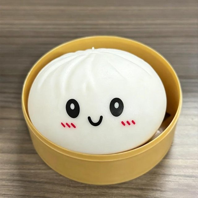 BC Pet Supplies Heiße Teigtaschen Squishies, Anti-Stress-Bälle, weiß - Bild 1