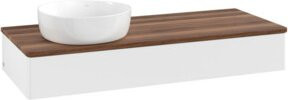 V&B Waschtischunterschrank Antao mit Beleuchtung, Farbe: Weiß, B/T/H: 120 x 50 x 19 cm - Bild 1