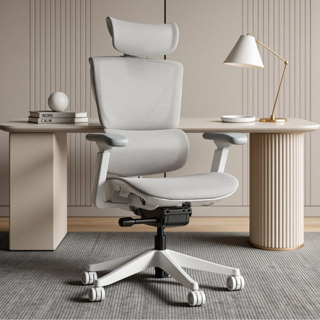 WELAX S7 Ergonomischer Bürostuhl in Schwarz mit Netzrücken, hoher Rückenlehne und verstellbaren Armlehnen für Homeoffice und Gaming - Bild 1