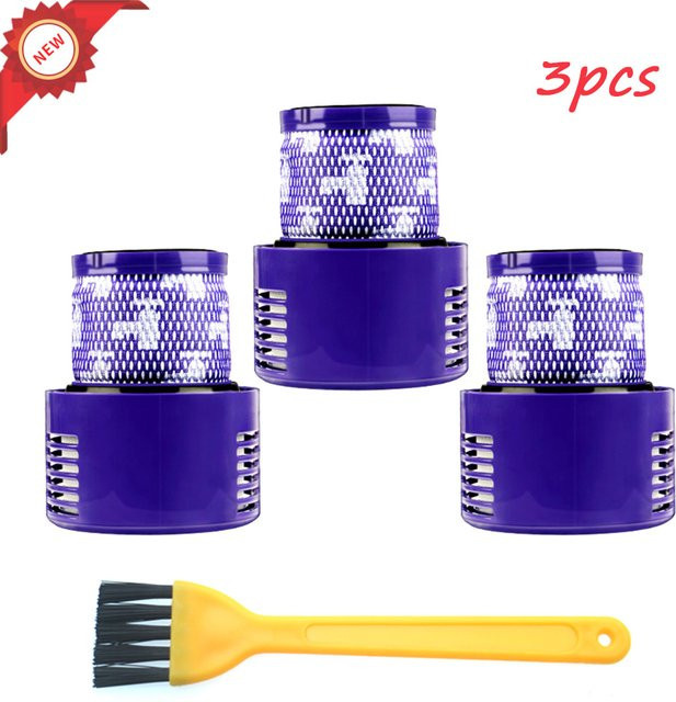 Waschbare HEPA-Filter-Einheit in Lila für Dyson V10 SV12 Cyclone Animal Absolute Total Clean Staubsauger aus Kunststoff - Bild 1