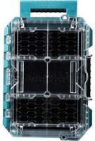Makita Organizer kompakt Werkzeugkiste transparent und turquoise mit Einsätzen stapelbar - Bild 1
