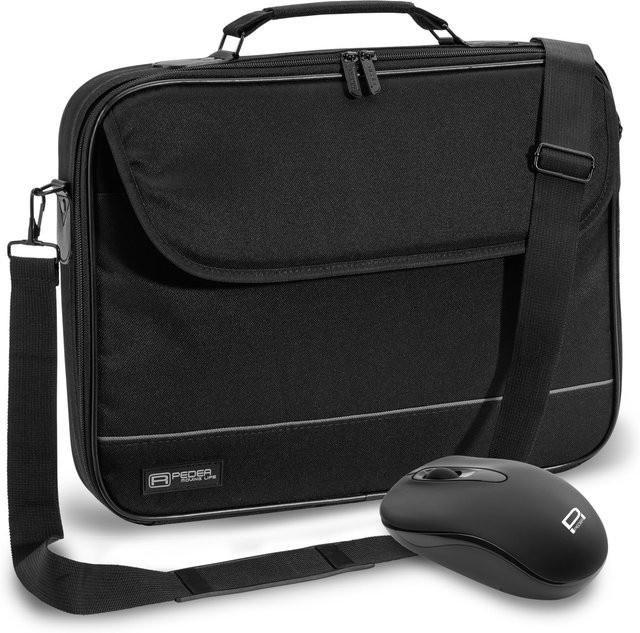 PEDEA Notebooktasche Fair für 15,6 Zoll mit PC-Maus in Schwarz - Bild 2