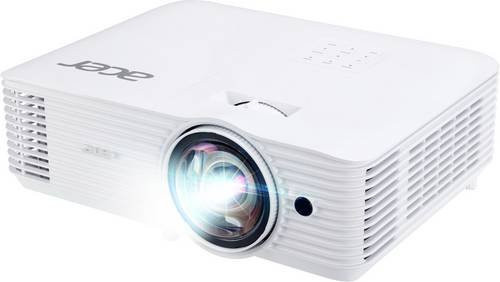 Acer Beamer S1287 DLP in Weiß mit 4000 lm, 1024 x 768 XGA Auflösung, integriertem Lautsprecher und Fernbedienung - Bild 1