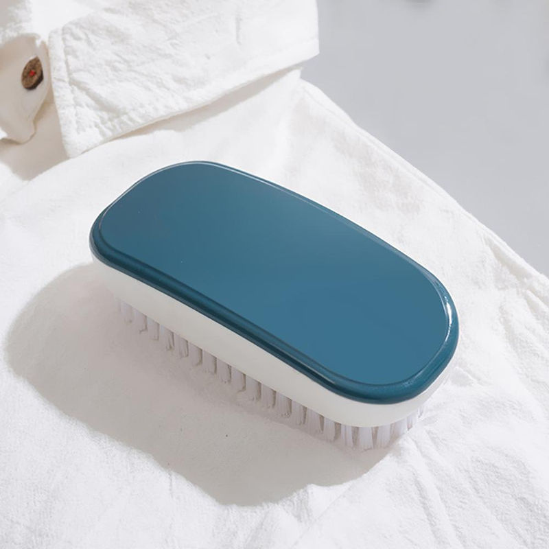 Blaue Reinigungsbürste mit harten Borsten für Küche, Badezimmer und Wäsche - Bild 3