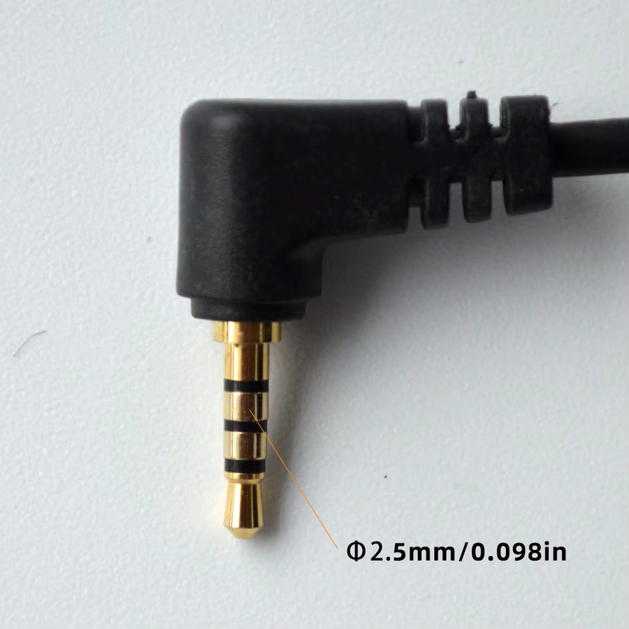 QXNY Verlängerungskabel 5Pin mit 2,5mm Stecker für Dashcam und Rückfahrkamera, 5,5 m, Schwarz - Bild 3