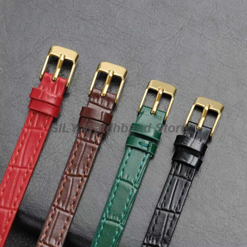 asukaband Uhrenarmband Leder, bunt, 8/10 mm - Bild 3