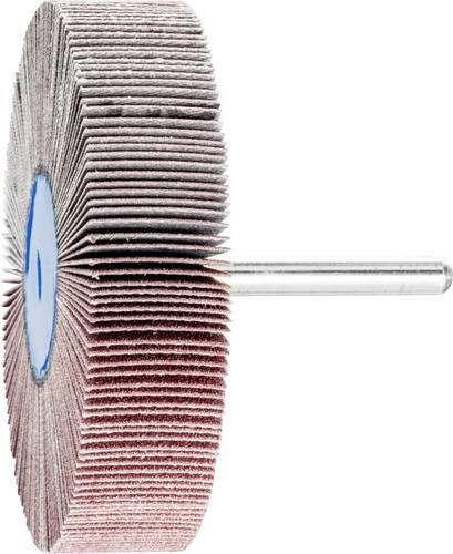 PFERD Korund Fächerschleifer A150 für Feinschliff und Finish, Durchmesser: 80 mm, Breite: 20 mm, Schaft-Durchmesser: 6 mm, 10 Stück, Multicolor - Bild 1