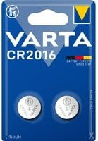 Varta Knopfzelle CR2016 Lithium Batterie 2er Set mit 87 mAh - Bild 1