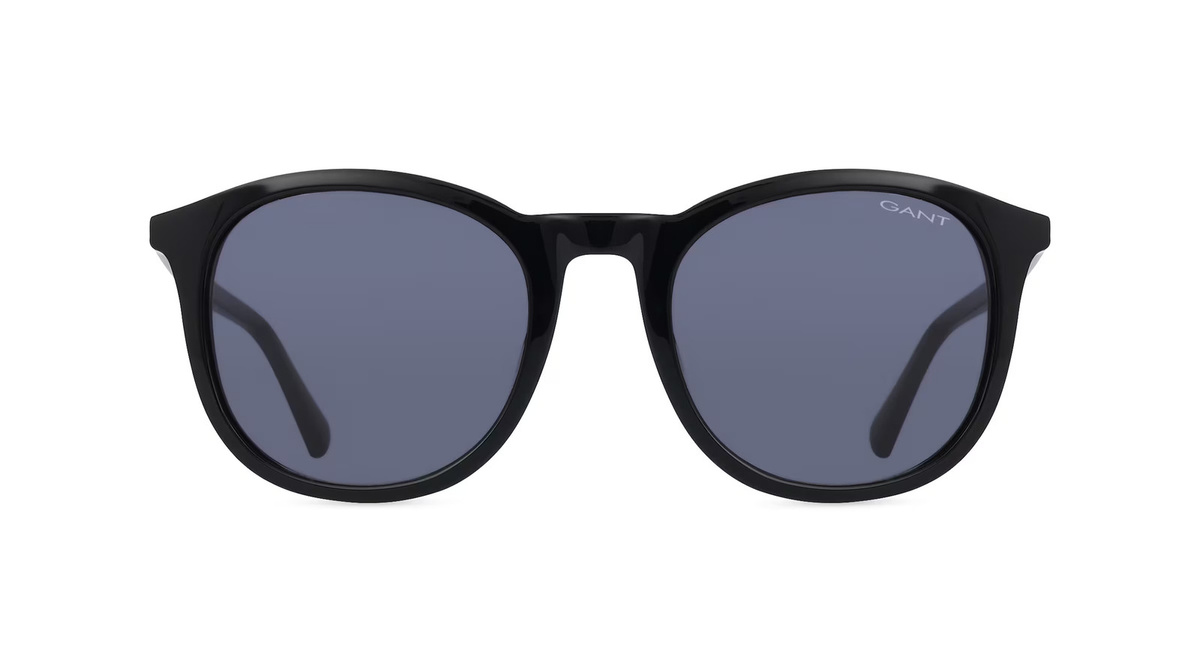 Gant GA7220 Sonnenbrille Panto, Vollrand, Kunststoff, Unisex, schwarz - Bild 1